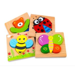 PUZZLE Puzzles en Bois - Jeux Bébé - Jouets Montessori - 