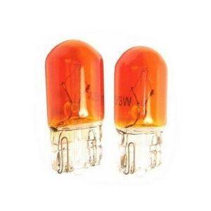 2 Ampoules Vega® Clignotants WY5W W5W Orange inaltérable teinté masse 12396 12V 