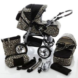 poussette leopard pas cher