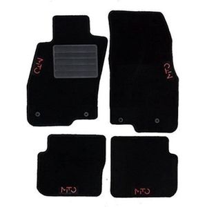 Tapis Auto Alfa Romeo Mito 2008-2024 | Moquette Haute Qualité | Broderie Drapeau Italien | Antidérapant