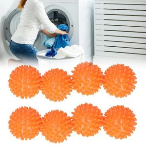 PIÈCE LAVAGE-SÉCHAGE  Boule de lavage de vêtements 8pcs Boules de Séchag