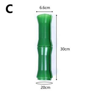 FLEUR ARTIFICIELLE Fleur artificielle,Tube d'écorce de bambou artificiel en plastique vert,décoration de tuyau de gaz de - plastic bark[H]