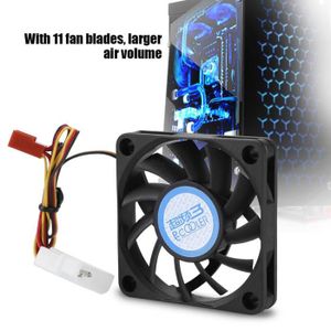 Lot De 4 Ventilateurs PC AAB, 12cm, 12V, Silencieux, Noir, Connecteur 4 Broches