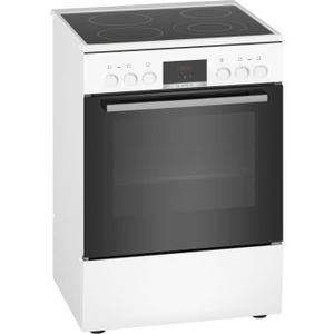 CUISINIÈRE - PIANO Bosch - cuisinière électrique 66l 4 feux blanc - h