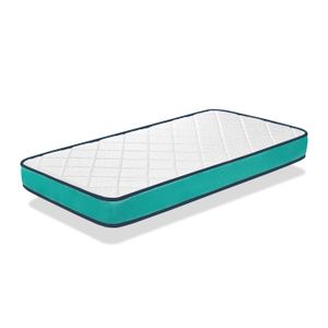 MATELAS BÉBÉ Matelas Bébé DANTE 60X120 Epaisseur 10 CM - Noyau mousse perforée et Anti Bactérien