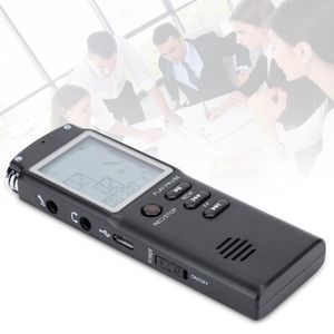 ENREGISTREUR HURRISE Enregistreur vocal professionnel USB 8Go/16Go/32Go avec enregistrement audio numérique WAV/MP3