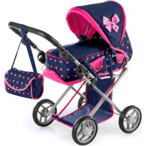 Landau poupon combiné 2 en 1 -68 cm LOVE BEBE : King Jouet