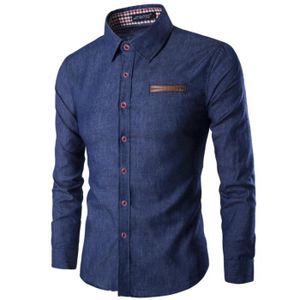 Chemise bleu WRANGLER pour Homme - Vestiaire Collective