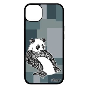 COQUE - BUMPER Coque silicone iPhone 14+ Plus panda cube bebe ani