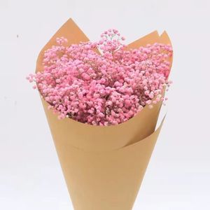 FLEUR ARTIFICIELLE FLEUR-PLANTE ARTIFICIELLE.Rose--Fleurs séchées Gyp