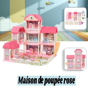 MAISON POUPÉE Maison de Rêve pour poupées Mobilier Dreamhouse 3D