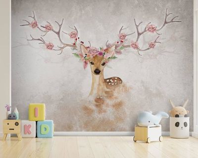 EVMILA 3D DOG Impression Murale Couverture Décor Maison