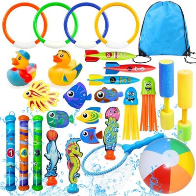 Jouets De Plongée Pour Piscine – 8 Pièces Colorées (anneaux Poissons + Disques) Pour Enfants Dès 3 Ans Jouet Eau Sécurité Lisse Jouets De Plongée Pour Piscine – 8 Pièces Colorées (anneaux Poissons + Disques) Pour Enfants Dès 3 Ans Jouet Eau Sécurité Lisse