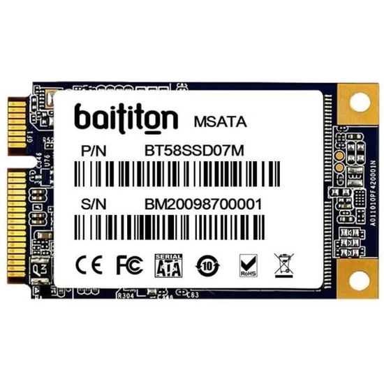 MSATA III Disque Flash SSD 128 Go Interne Solid State Drive 128GB