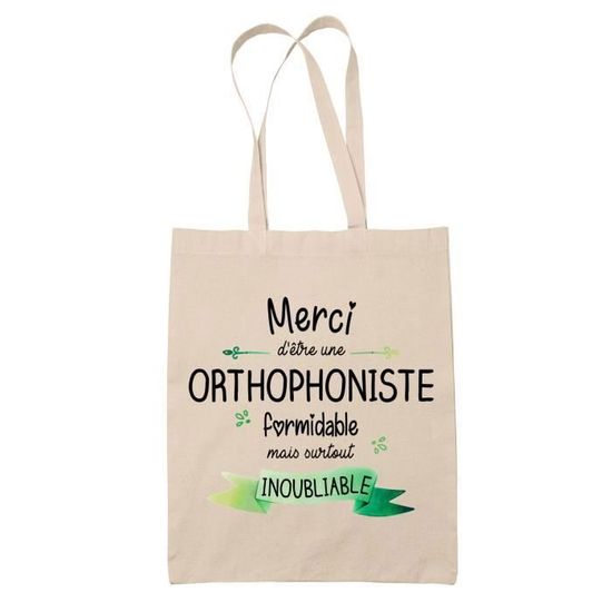 Planetee Tote Bag Merci Animatrice Géniale - Sac Cabas Cadeau Collègue Travail Retraite