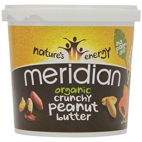 Beurre de Cacahuète (1Kg) Meridian Foods - Crunchy - Cdiscount Sport