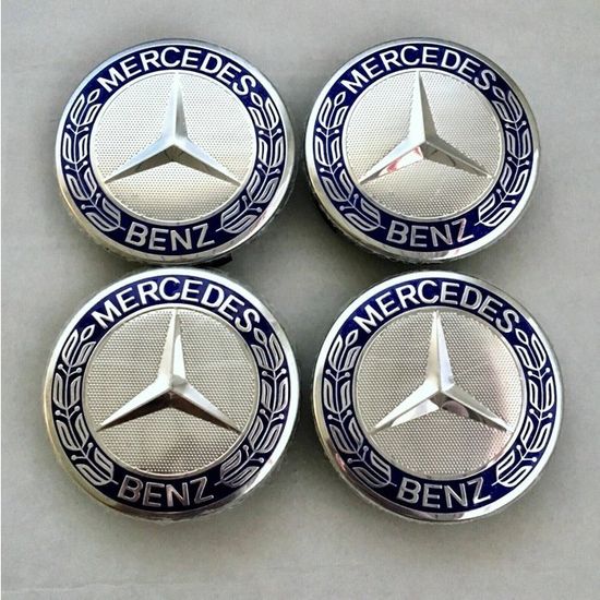 Cache Centre De Roue BRABUS Noir Verre Aluminium - 75 Mm, Pour Mercedes Classe G 4x4 (lot 4)