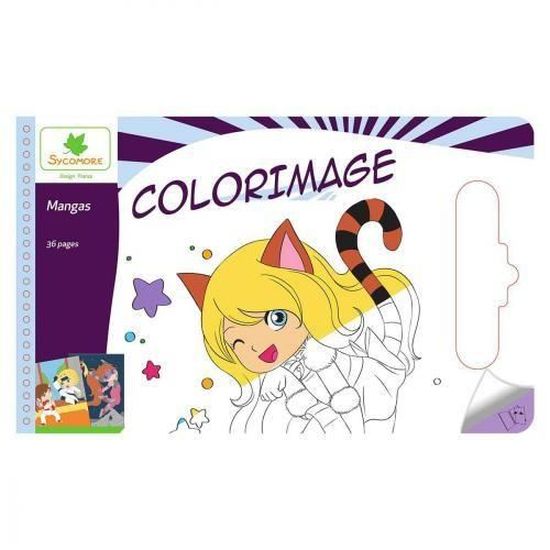 Colorimage Pad Coloriage Ado Mangas Achat Vente Livre De Coloriage Colorimage Pad Coloriage Ado Cdiscount