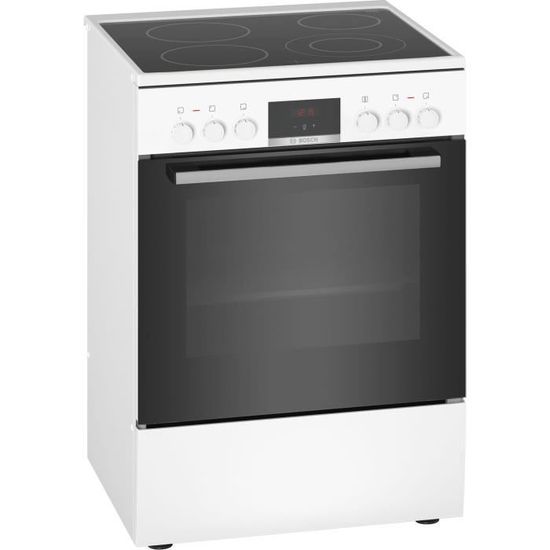 Bosch - cuisinière électrique 66l 4 feux blanc - hkr39i120