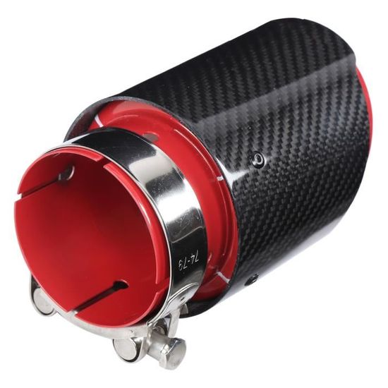 TOWEBOORY Embouts Double Échappement 63 Mm – Acier Inox Brillant Pour Voiture Et Camion