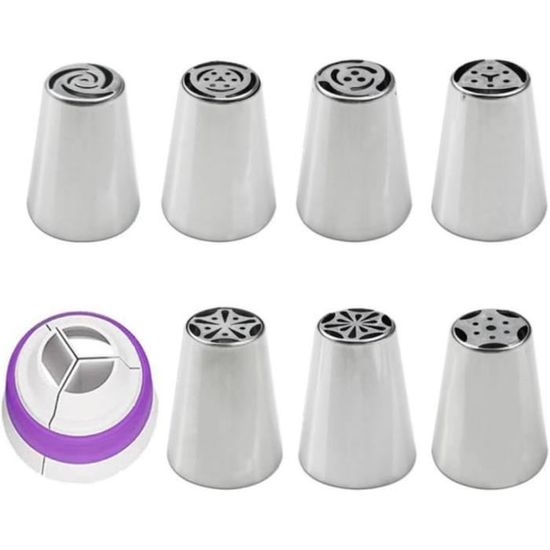 Lot De 27 Douilles De Glaçage Pour Décoration De Gâteaux, Cupcakes Et Gâteau Anniversaire