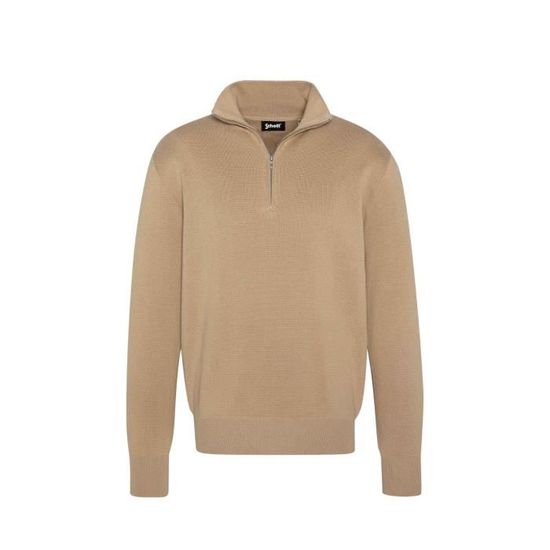 Pull en maille moulinée de coton et lin · Beige Vigoré · Pulls | Massimo Dutti