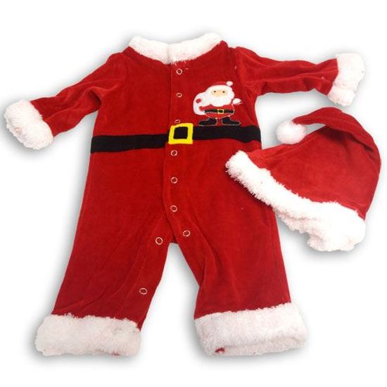 Deguisement Bebe Noel Velours 3 12 Mois Cdiscount Jeux Jouets