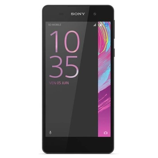Smartphone Sony F3311 Xperia E5 Noir Graphite Tout Opérateurs