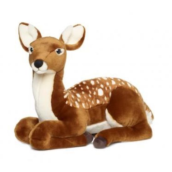 Peluche Faon Couche 51 Cm Wwf Cdiscount Jeux Jouets