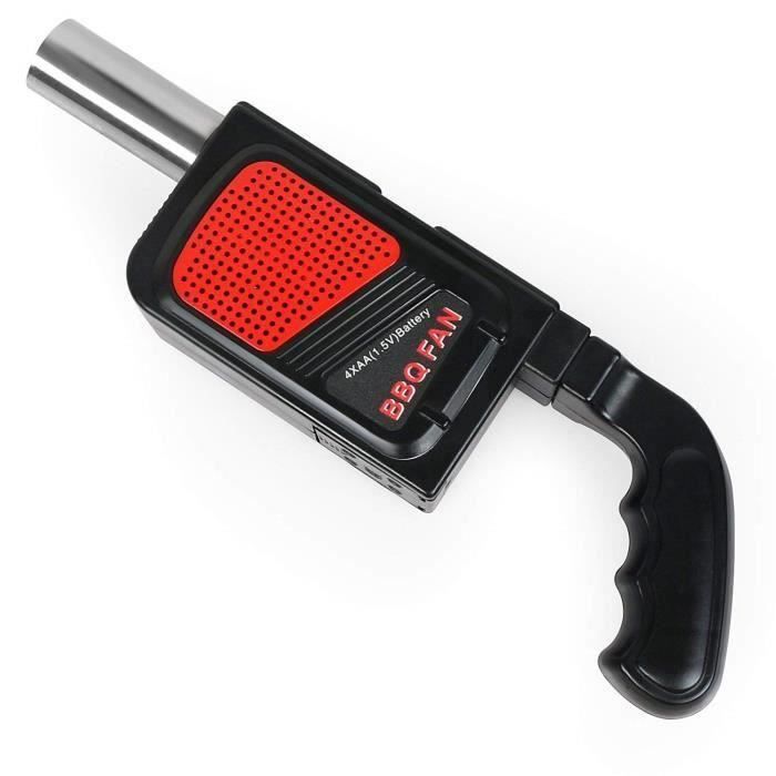 Souffleur Ventilateur Barbecue Nikou - Allume-Feu Portable à Piles Pour Charbon