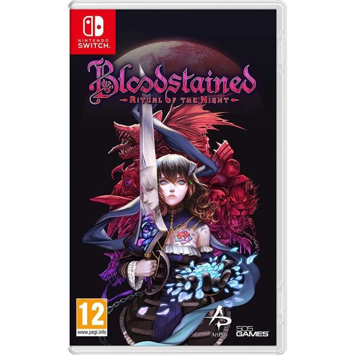 Bloodstained Ritual of the night Jeu Switch + 1 Porte Clé