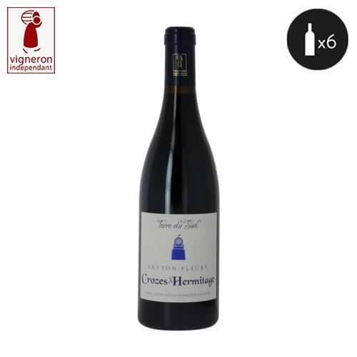 6 bouteilles - Vin rouge - Tranquille - Domaine LUYTON FLEURY Crozes-Hermitage Rouge 2018 6x75cl