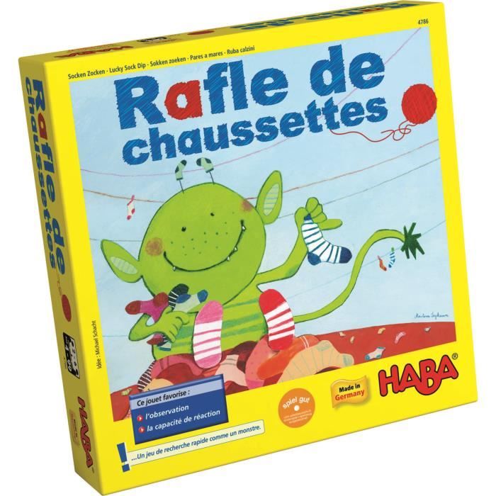 HABA - Rafle de chaussettes - Jeu de loto - 4 ans et plus, 4786