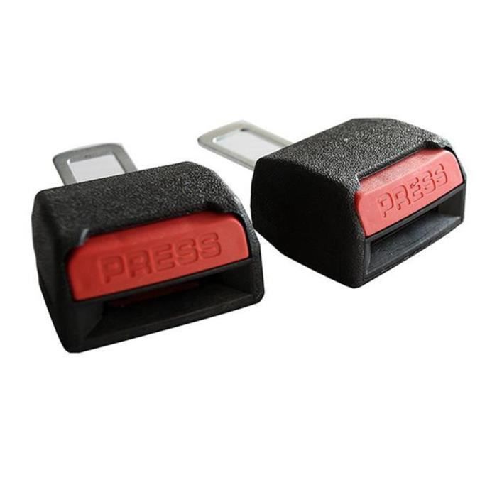 MOONAR® Seat 2pcs voiture universel ceinture Clips Extender, Voiture de sécurité Band Buckles