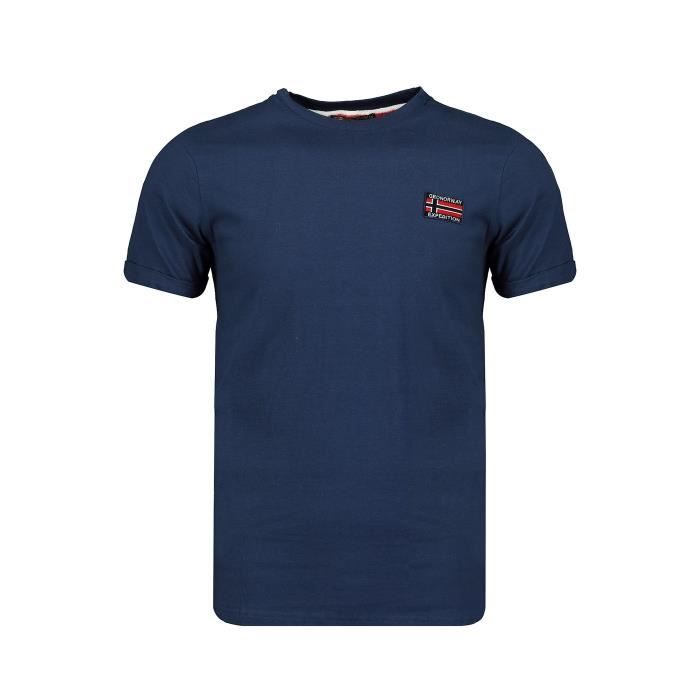 Tshirt Homme Geographical Norway Jaltimore Marine