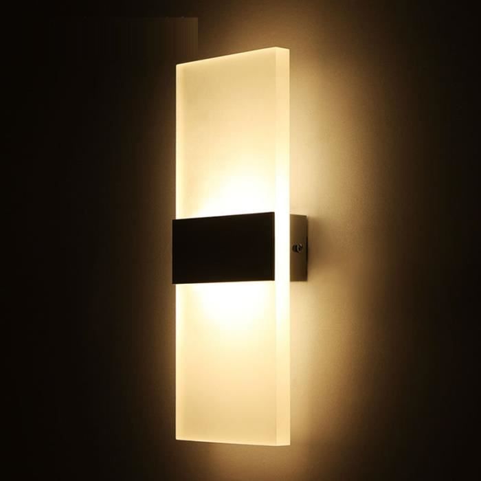 Applique murale LED plafonnier intérieur et extérieur lampe d'éclairage décoration nouveaux produits --- lumière chaude 14 * 6cm