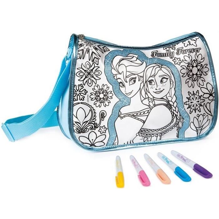 LA REINE DES NEIGES COLOR ME MINE Sac Tendance à colorier - Disney