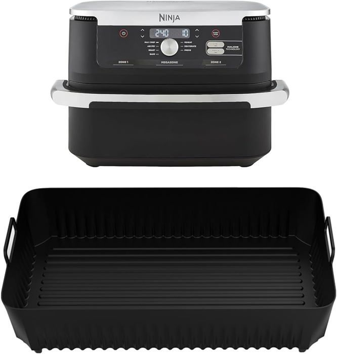 3 Accessoires Silicone Air Fryer Ninja Foodi FlexDrawer 10.4L AF500EU - Moules Anti-Adhésifs