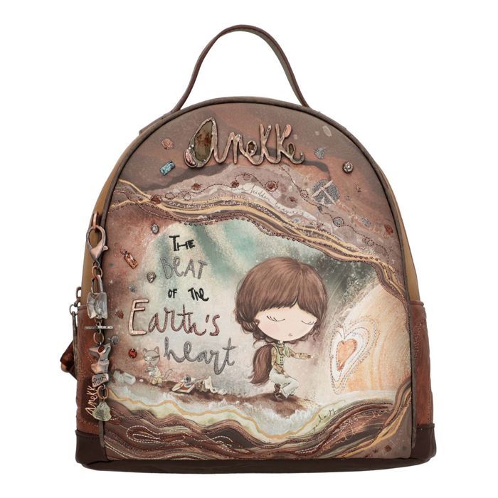 Anekke Sac à dos de loisirs brun foncé marron pour femme - Core Backpack S Multicolor 279933