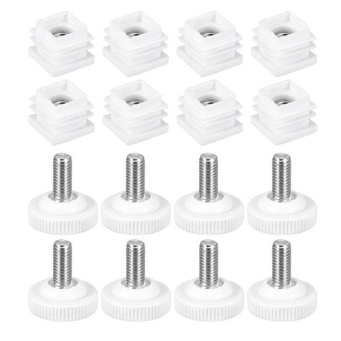 Lot De 20 Patins De Meuble Réglables Filetés – Dimensions 6x23x28mm, Marque Uxcell, Neuf