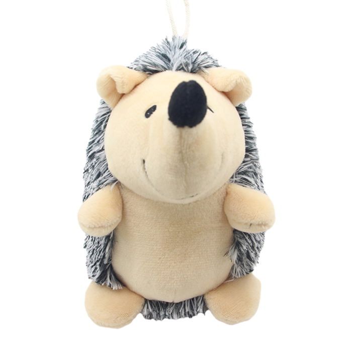 Meilleurs prix pour Jouet pour animaux de compagnie en forme de hérisson, jouet interactif en peluche pour chien, durable, résistant aux morsures, j