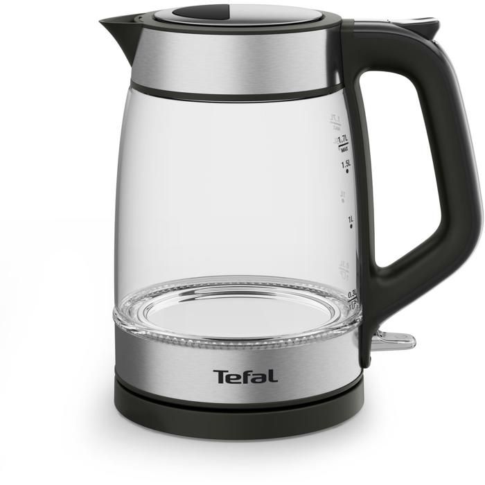 Bouilloire électrique - Tefal - KI605830 - Verre noir - 17L - 2200W - Filtre amovible