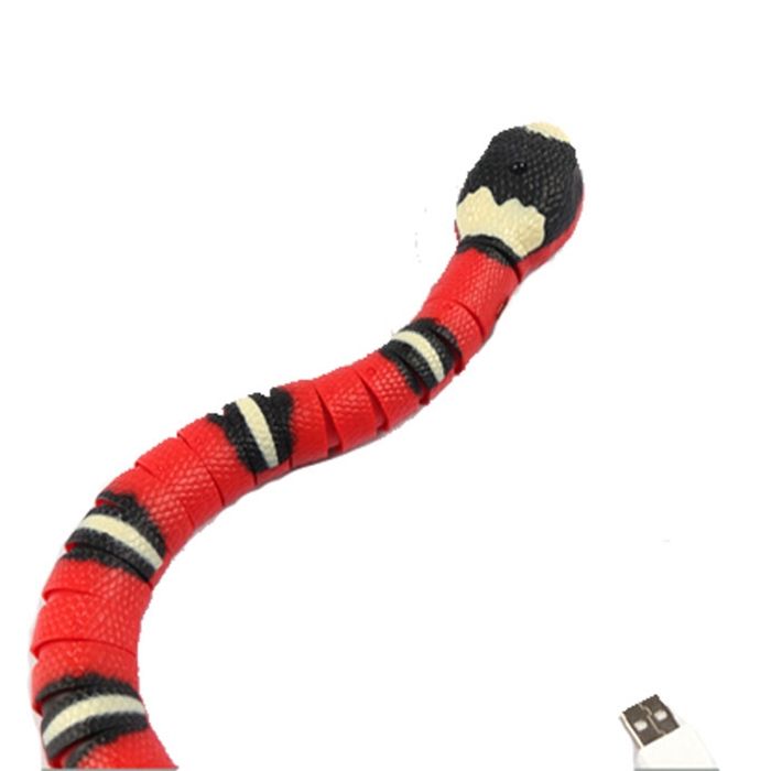 Jouet interactif pour chat jouet électronique à détection intelligente simulation de serpent modèle animal pour le dressage des