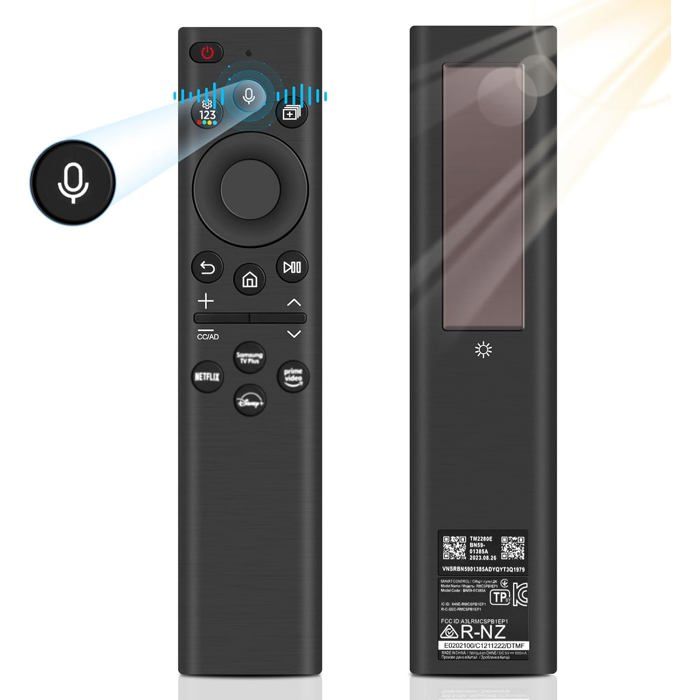 Samsung Bn59-01385A Replacement Remote Control - Solar Charging Voice ...