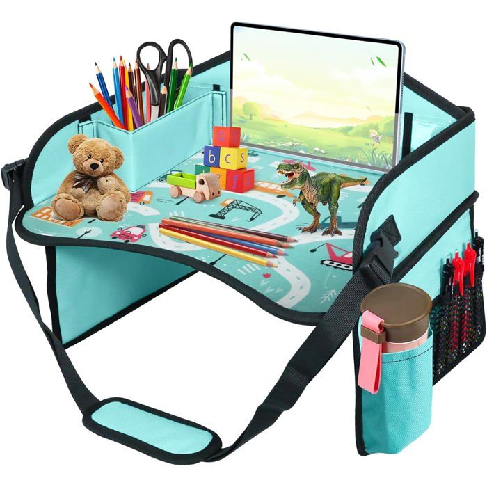 Plateau De Voyage Enfant LENNY - Dessin, Apprentissage, Organisateur - Neuf