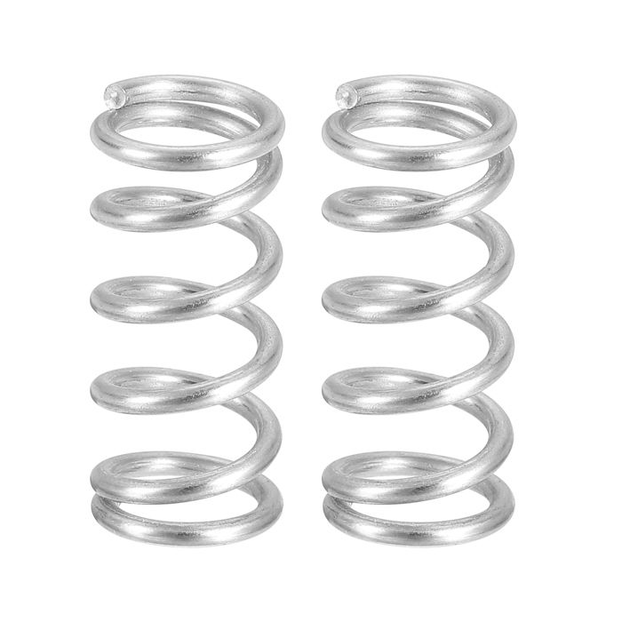 Ressort De Compression 1.5mmx15mmx305mm 304 Acier Inoxydable Argenté - Sourcing Map
