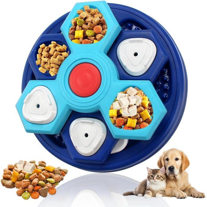 Gamelle à alimentation lente pour chien Gamelle à alimentation lente Gamelle interactive pour animaux de compagnie silicone et ABS Gamelle à alimentation lente pour chien Gamelle à alimentation lente Gamelle interactive pour animaux de compagnie silicone et ABS