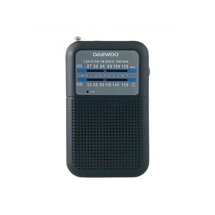 Daewoo DW1008 Radio Portátil Negra