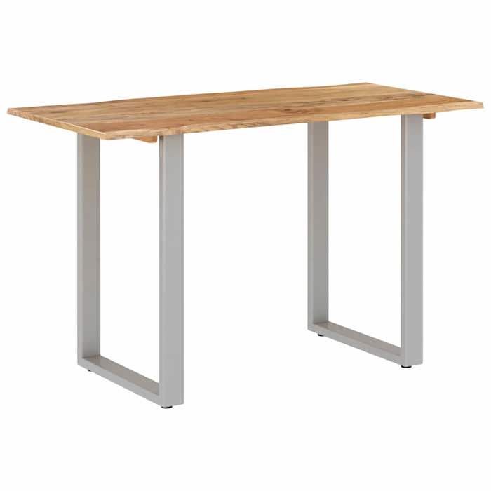 （SOLDES SEPT)Table de salle à manger - Table de Repas/Cuisine - 4-6 Personnes 118x58x76cm Bois dacacia solide @46560