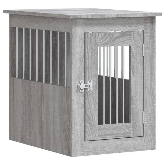 “Winter SaleTOP niche pour chien polyvalente jouerr Gris - Meuble de cage pour chiens sonoma gris 45x62x59cm PRO93425